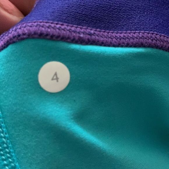 Lululemon Sweat Ur Butt Off Blue Romper One-Piece - Picture 8 of 8